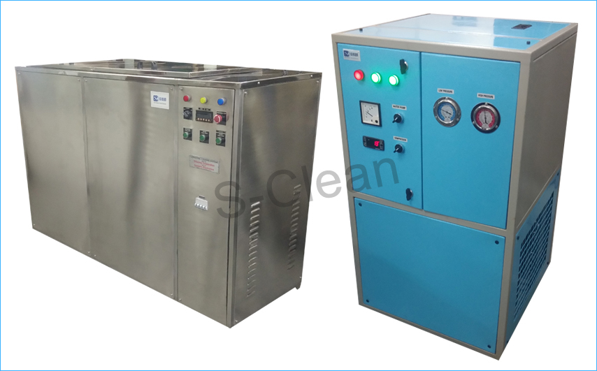 Ultrasonic Cleaner with Vapour with Chiller Unit